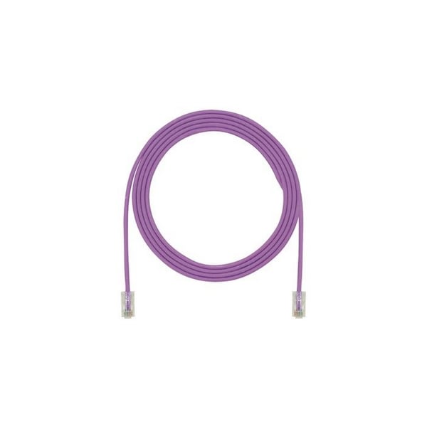 Panduit CBL ASSY MOD 28-4PR SOLID, SMALL DIAMETER 19 M, VIOLET UTP28CH19MVL